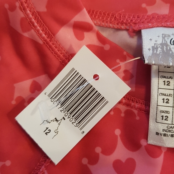 Disney Parks NWT swim rash guard size 12 - Picture 3 of 4